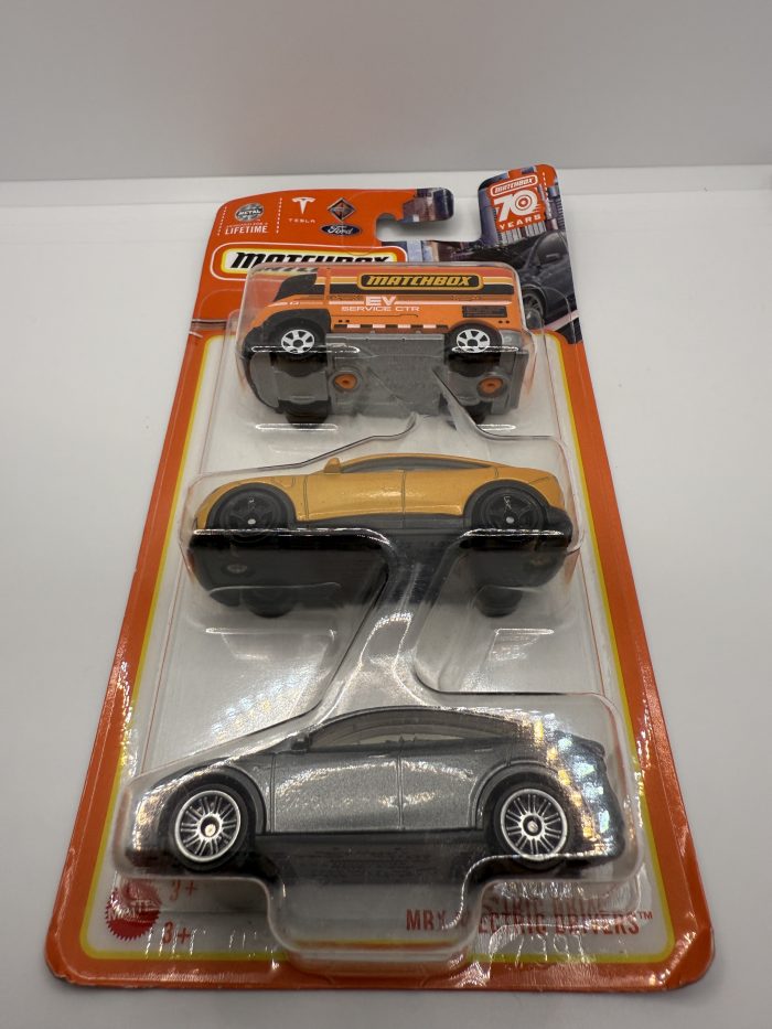 Matchbox 3Pack 2022 (Tesla Model Y Grey) - Image 3