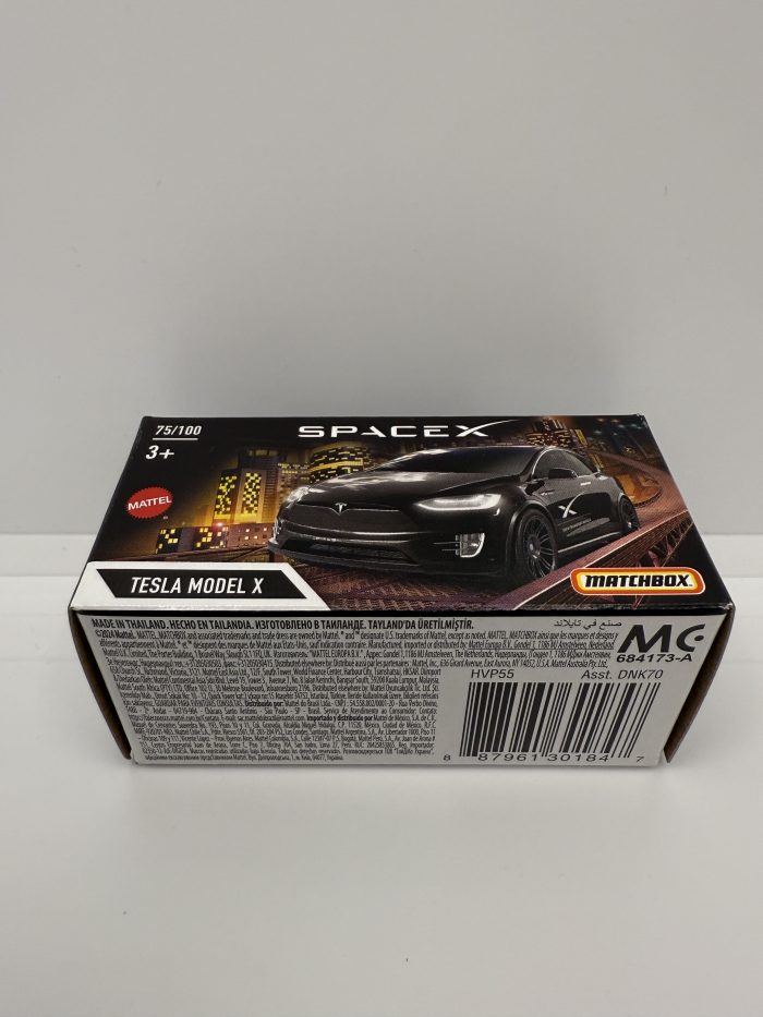 Matchbox Tesla Model X Box 2024 Black 75/100 - Image 2