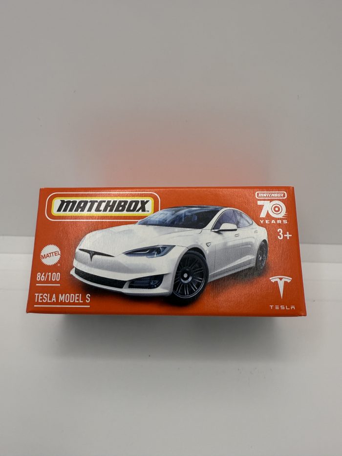 Matchbox Tesla Model S Box 2023 White 86/100