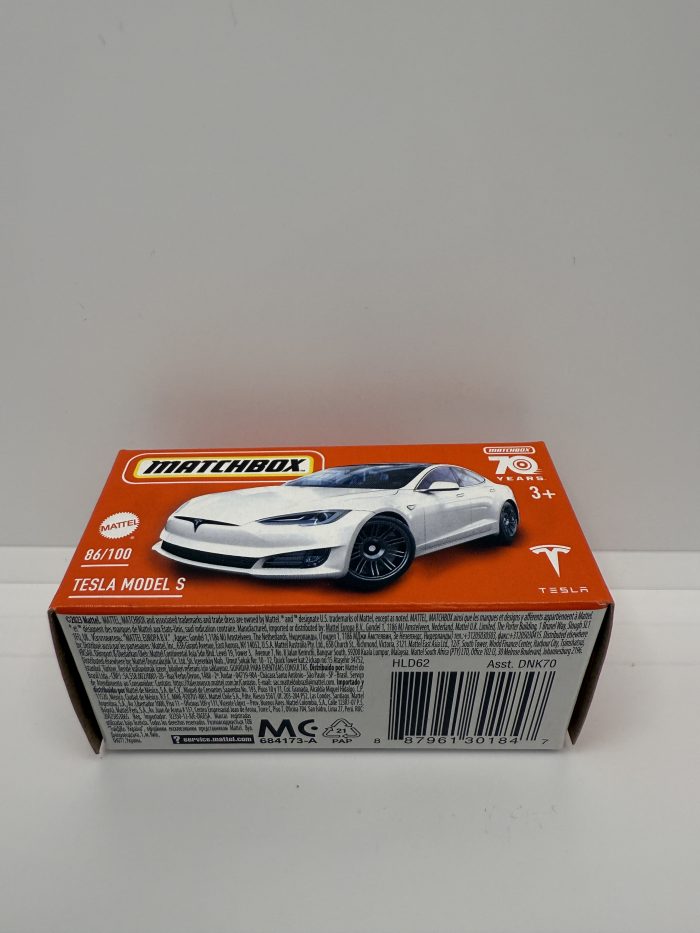 Matchbox Tesla Model S Box 2023 White 86/100 - Image 2