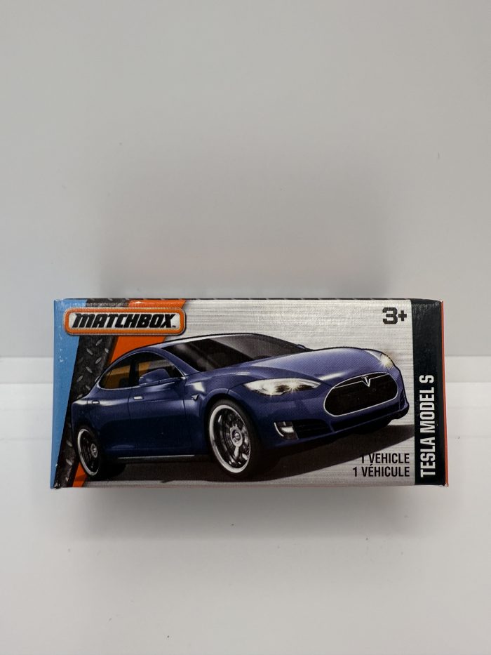 Matchbox Tesla Model S Box 2015 Blue 24/125