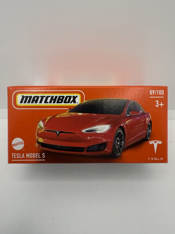 Matchbox Tesla Model S Box 2023 Red 89/100