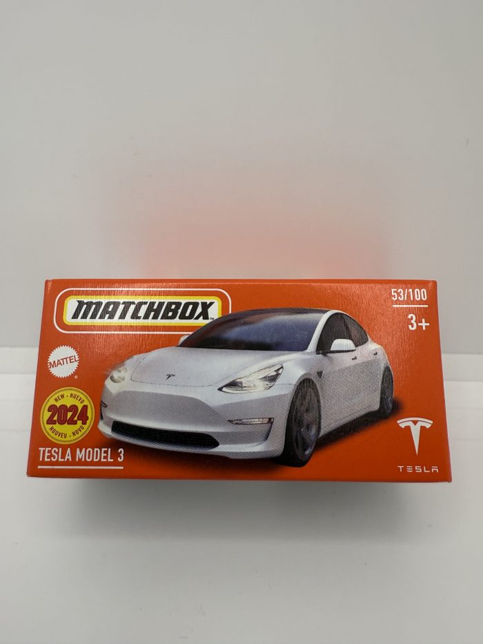 Matchbox Tesla Model 3 Box 2023 White 53/100