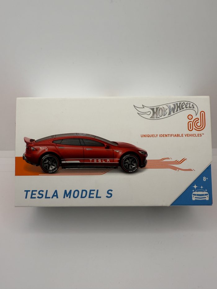 Hot Wheels Tesla Model S ID Box 2018 Red