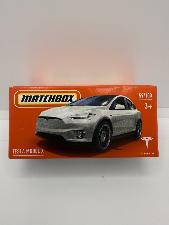 Matchbox Tesla Model X Box 2022 White 59/100