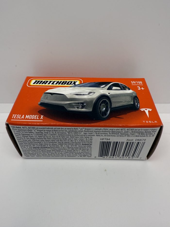 Matchbox Tesla Model X Box 2022 White 59/100 - Image 2