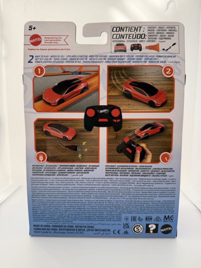Hot Wheels Tesla Roadster 2022 Red Radio Control RC - Image 2