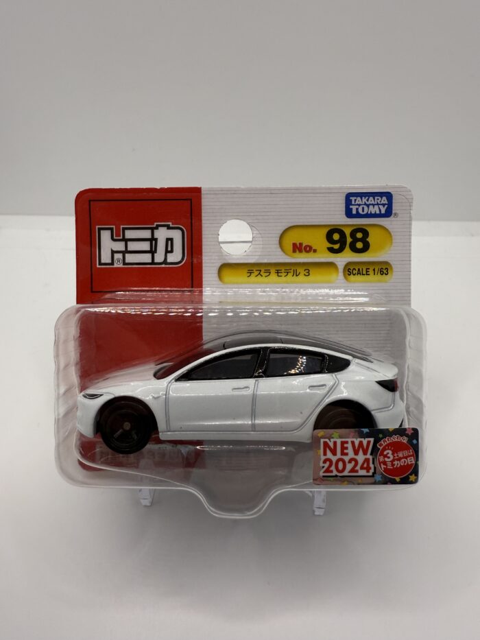 Takara Tomy Tesla Model 3 Short Card 2024 White